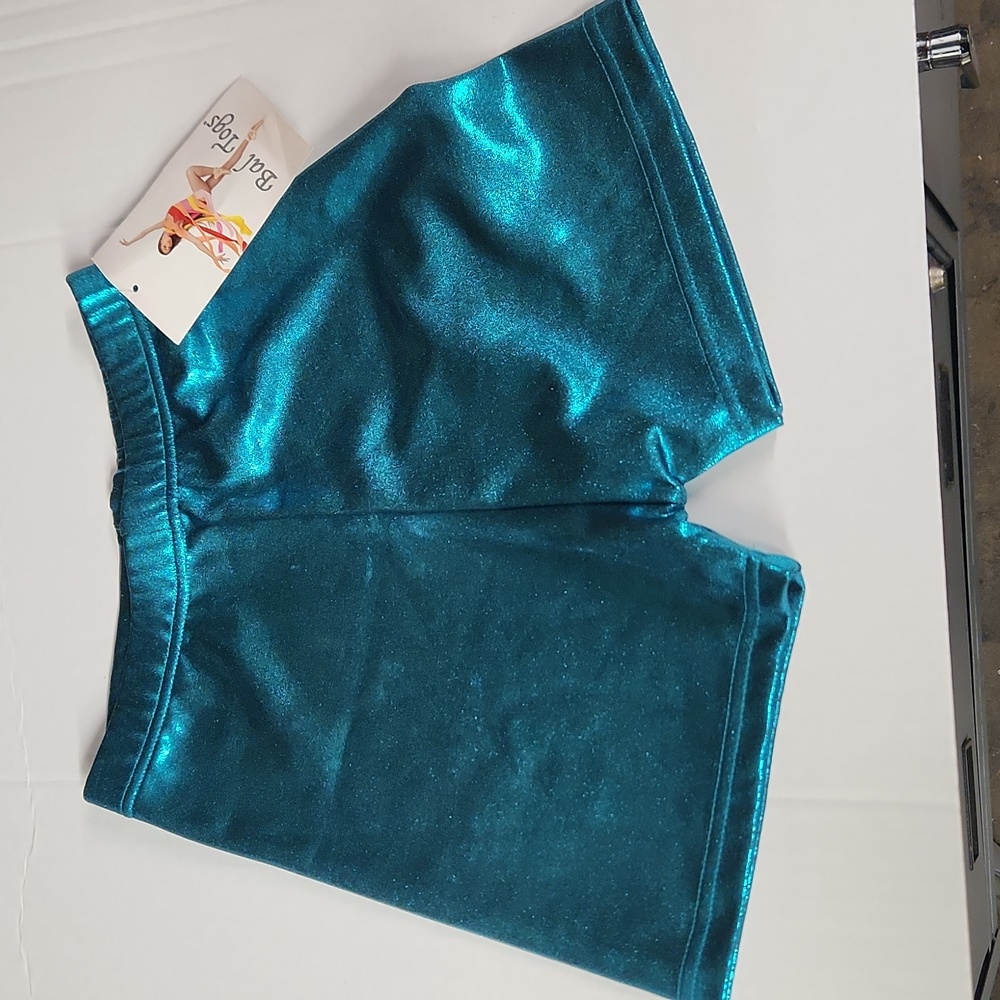 Bal Togs Girls sz S Dance glitzy Stretchy Jazz Shorts